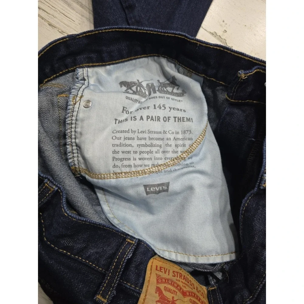 Levis 517 Mens Bootcut Jeans Indigo Blue Denim W38 L30 Mexico Made‎ 00517-0217